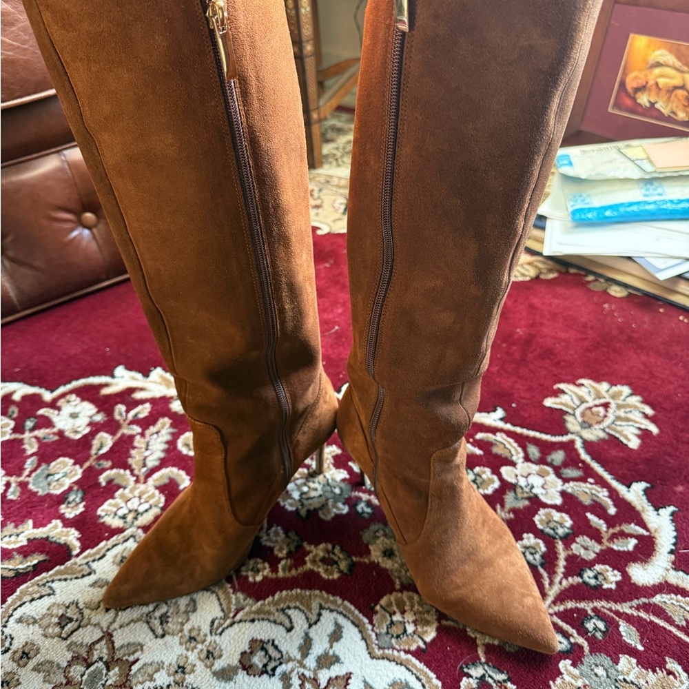 L'AGENCE Brown Heeled Boots - Picture 5 of 5